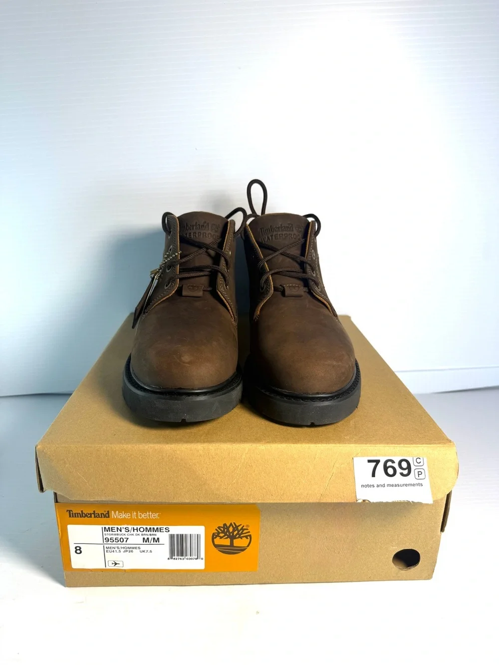 Timberland Brown Waterproof Men’s Lace-Up Work Boots